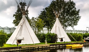 Kampeer in een Tipi aan het water Tipi WR