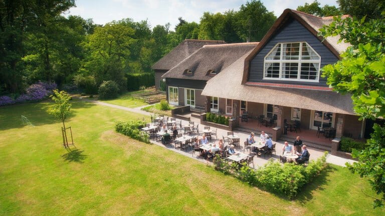 ﻿Landgoedhotel Woodbroke in een bosrijk gebied