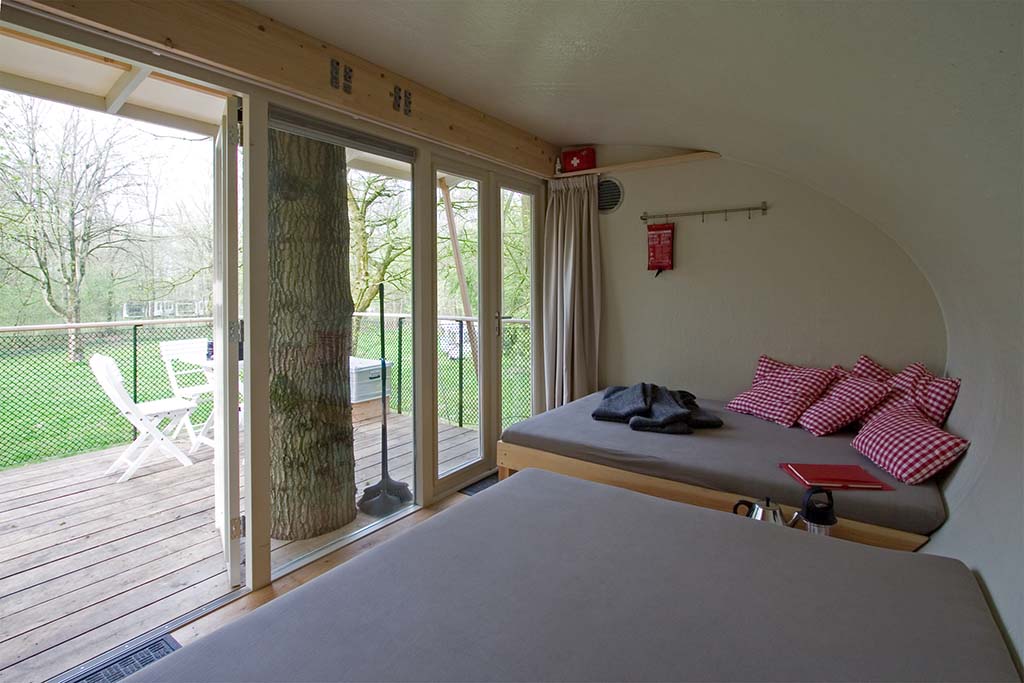 Bijzondere Overnachting Slapen in een boomhut Buytenplaets Suydersee6