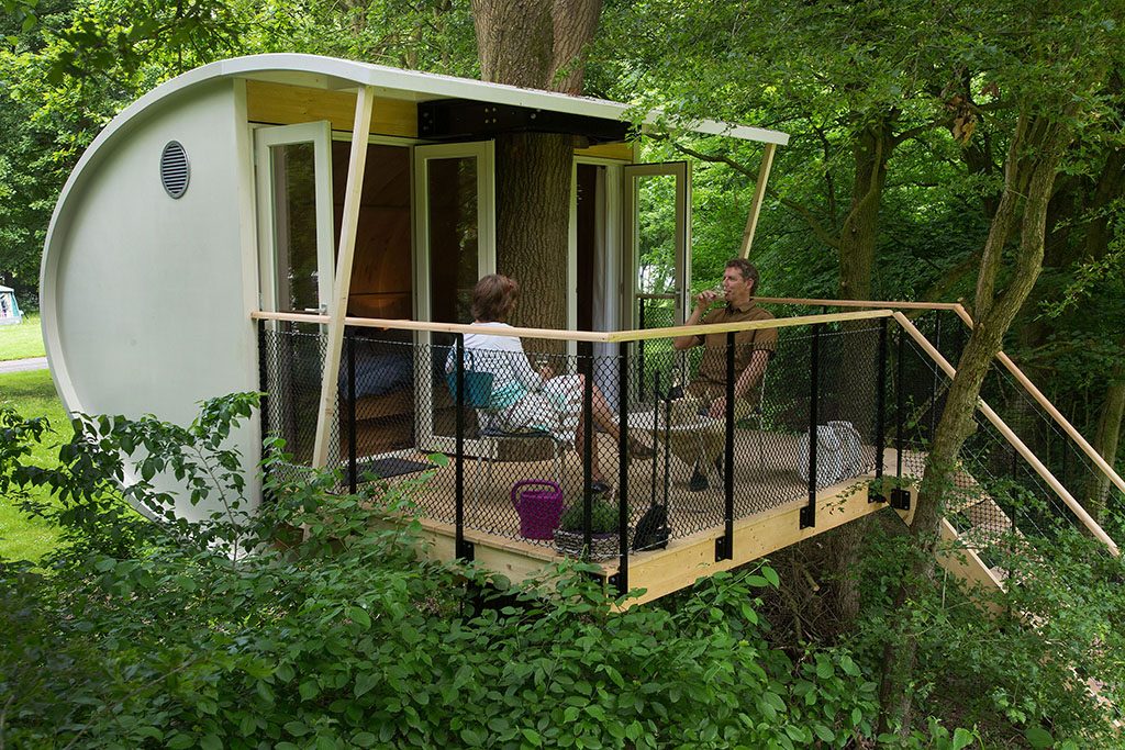 Origineel overnachting in deze luxe boomhut suite