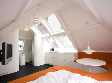 Slapen in een trendy design appartement in het centrum van Den Haag