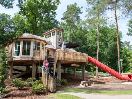Slapen in een luxe boomhut of treehouse van Landal
