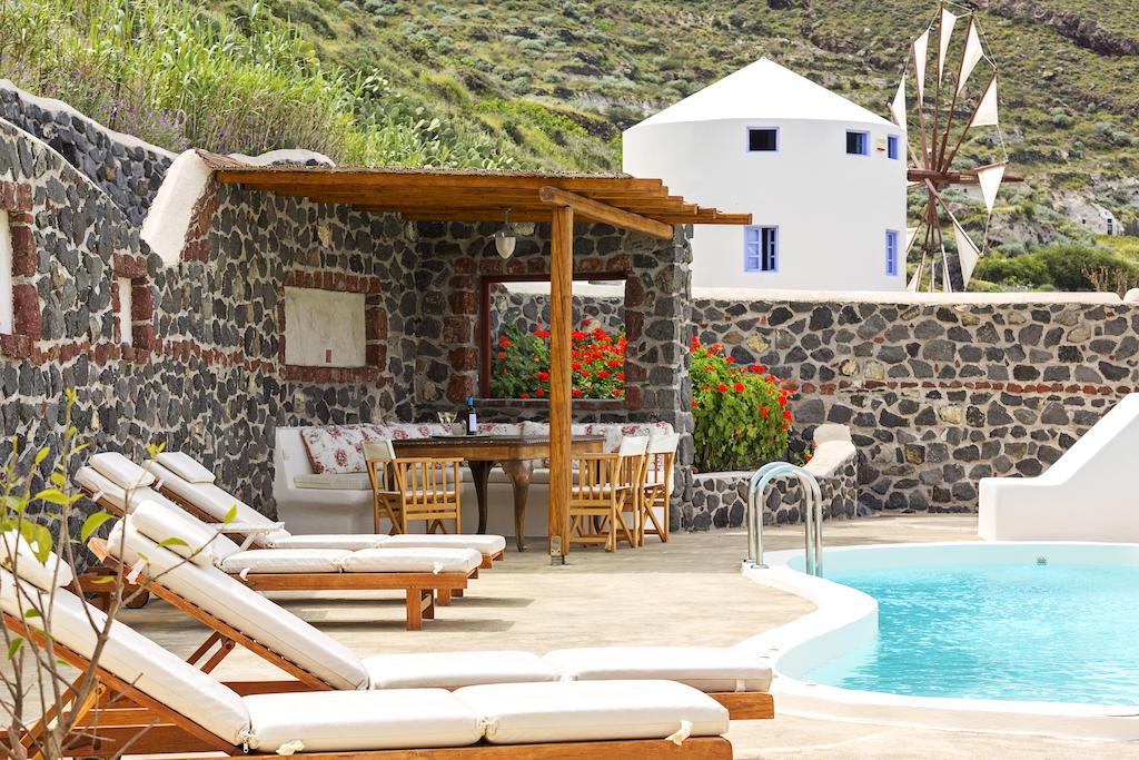 Vakantie windmolen villa Santorini Griekenland 8