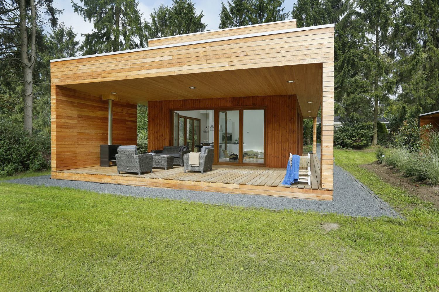 Luxe natuurlodge in de bossen van Twente