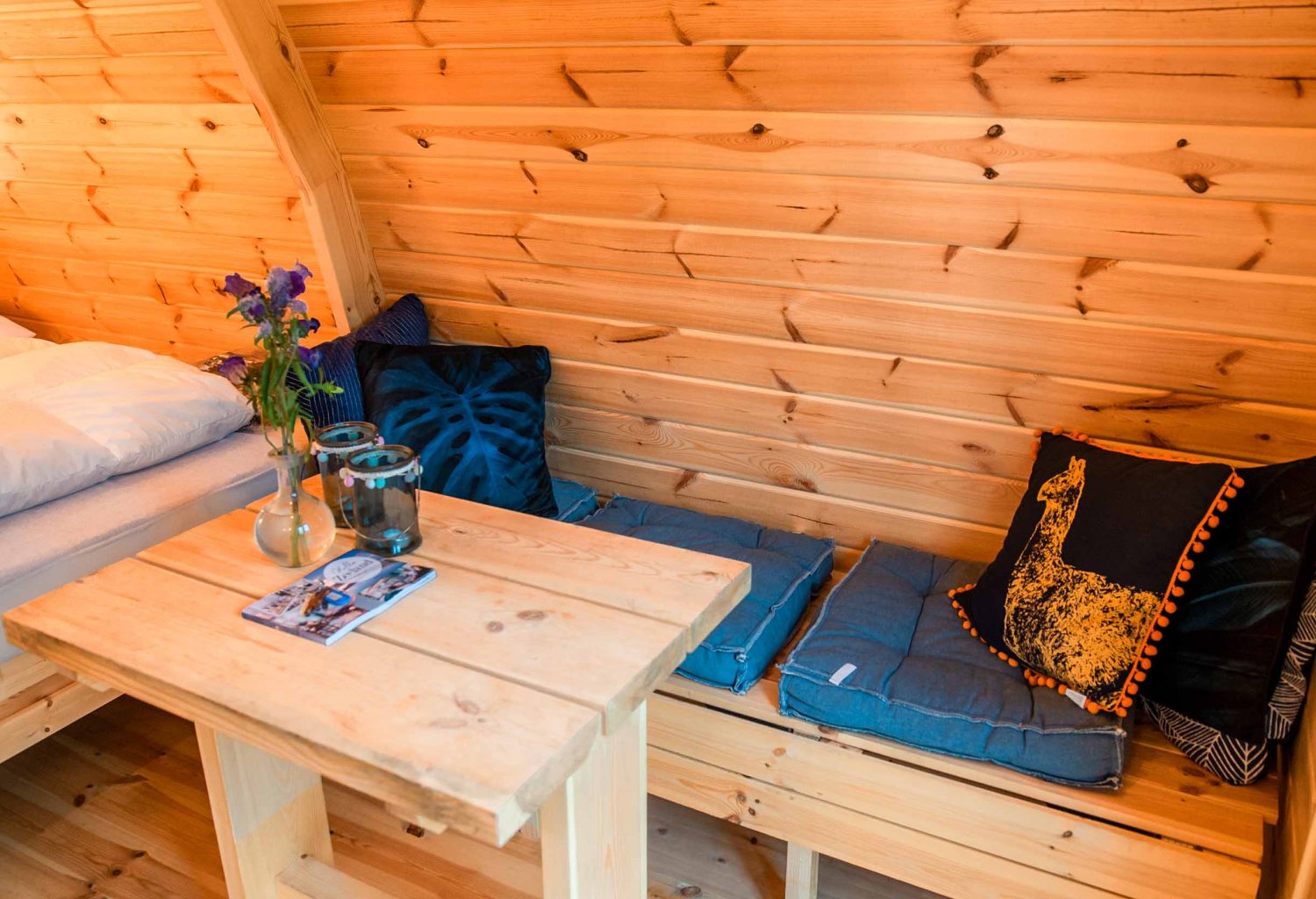 Glamping aan de Waterspiegel slapen met alpacas Zeeland CampingPod 1
