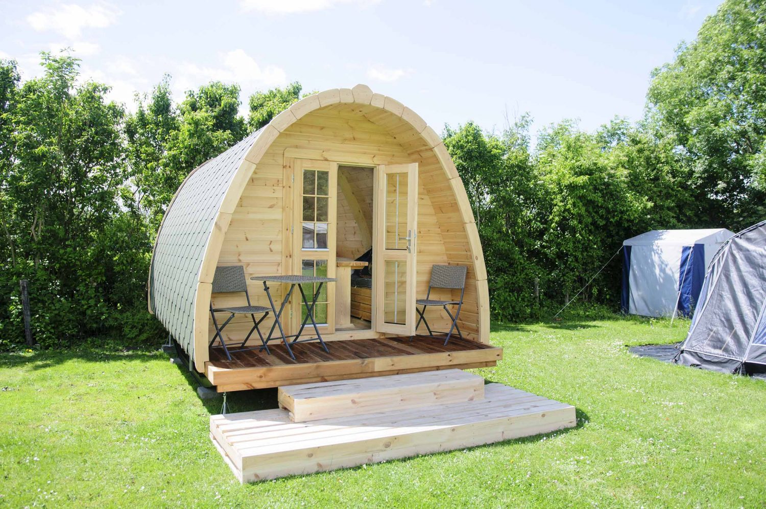 Slapen in een Camping Pod aan de Zeeuwse kust