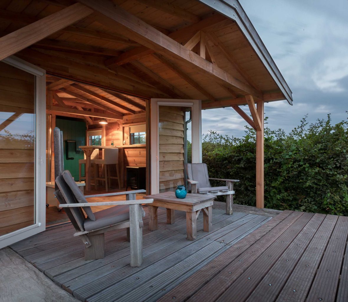 Slapen in het Vroon bij Glamping aan de Zeeuwse Kust