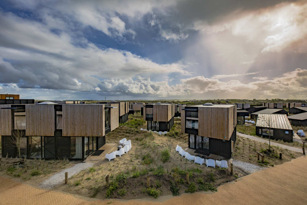 Strandhuisje in de duinen van Zandvoort
