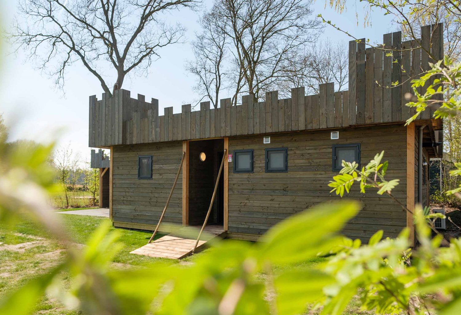Glamping vakantie in een Vechtdallodge op Kampeerdorp De Zandstuve